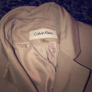 Tan Calvin Klein Blazer